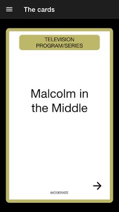 Charade / Hints Cards - Screenshot 2