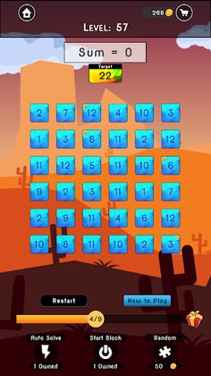 Sumjitsu - Matrix Math Puzzles - Screenshot 3
