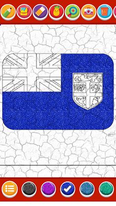 coloring oceania flag - Screenshot 4