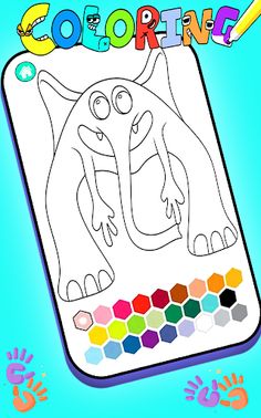 Garten of Banban 4 coloring - Screenshot 2