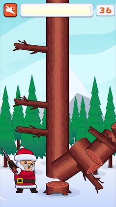 Lumberjack Santa Claus - Screenshot 1