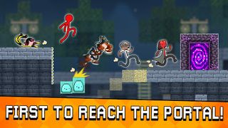 Craft School: Stickman Parkour - Screenshot 1
