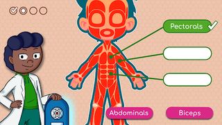 Human body adventure for kids - Screenshot 3
