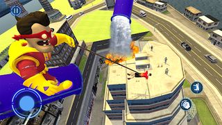 Zombie Rainbow Man: Rope Hero - Screenshot 2