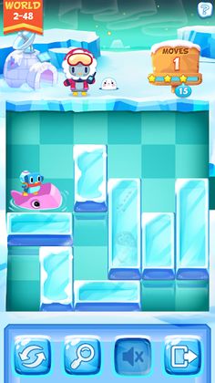 Penguin Escape - Slide Puzzle - Screenshot 3