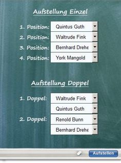 Tischtennis Manager - Screenshot 2