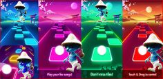 Smurf Cat tiles hop Music 3D - Screenshot 4