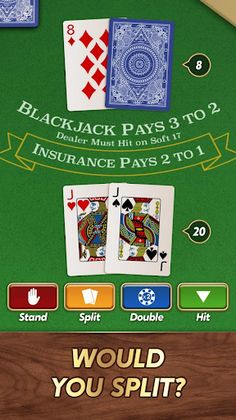 Blackjack 21 Classic Card Game - Screenshot 1