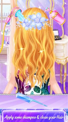 Braided MakeUp Hair Salon Game - Screenshot 2