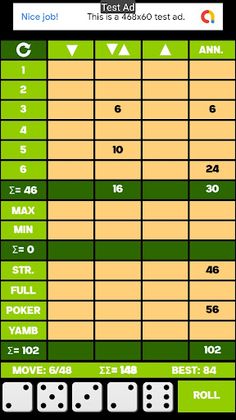 Classic Yamb - Screenshot 2