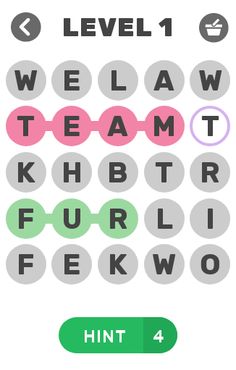Puzzle Words English - Screenshot 1