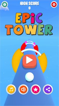 Epic Tower - Tower Ball Game - Screenshot 1