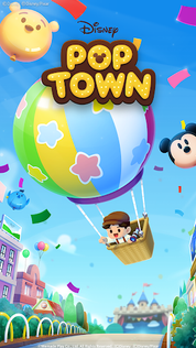 Disney Pop Town! Match 3 Games - Screenshot 1