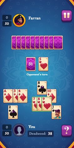 Ace gin Rummy online game - Screenshot 3
