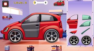 Cars puzzles with animation - Screenshot 2