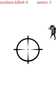 Zombie shooter - Screenshot 1