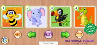 Nice Animals Puzzles - Screenshot 1
