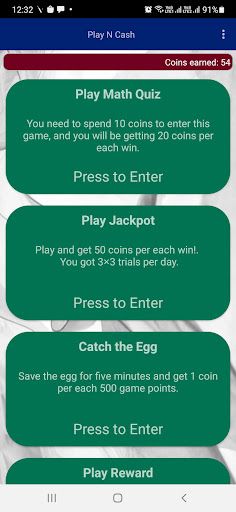 Play N Cash - Screenshot 1