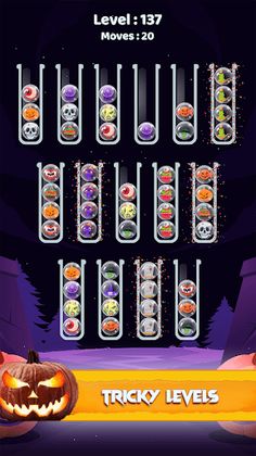 Halloween Sort Color Puzzle - Screenshot 2