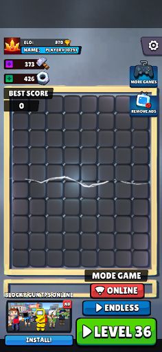 Slide Block Puzzle 3D Online - Screenshot 1