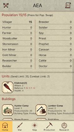 AEA - Online Strategy - Screenshot 1