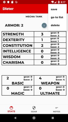 ICRPG - Character Companion - Screenshot 4