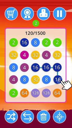 2-4-8 : link identical numbers - Screenshot 3