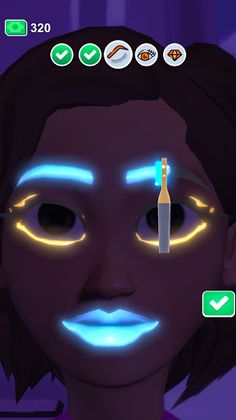Neon Makeup - Screenshot 3
