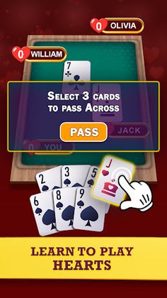 Hearts: Classic Card Game Fun - Screenshot 2