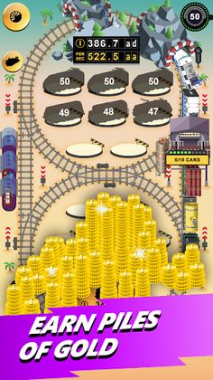 Train Merger Idle Train Tycoon - Screenshot 2