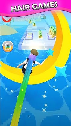 Long Hair Dancing : Music Run - Screenshot 1