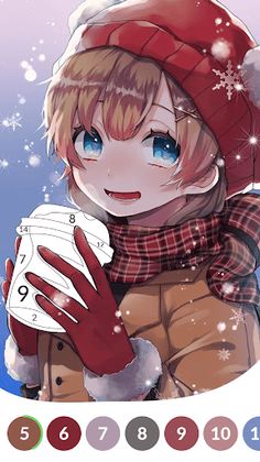 Anime Paint by Number Coloring - Screenshot 3