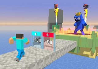 Tall man run, Rainbow friend - Screenshot 1