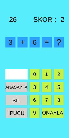 Dört İşlem Matematik - Screenshot 3