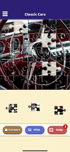 Classic Cars Puzzle - Screenshot 3
