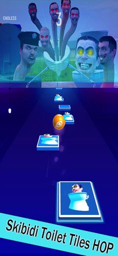 Skibidi Toilet tiles hop music - Screenshot 4