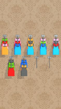 Clothes Sort 3D - Color Puzzle - Screenshot 4