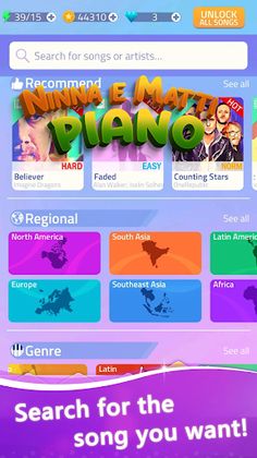 Ninna e Matti Piano Tiles - Screenshot 1