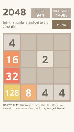 2048 Puzzle - Screenshot 1