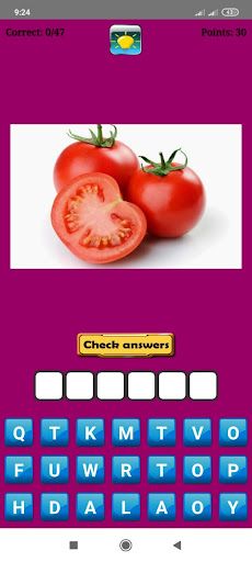 Guess The Vegetable Name - Screenshot 1