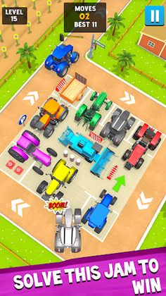 Tractor Parking Jam - Screenshot 1