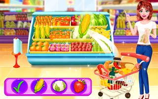 Girl Cashier -Grocery Shopping - Screenshot 3