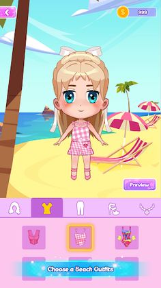 Chibi Fashion Dress Up Story - Screenshot 2
