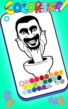Skibidi Toilet Coloring Book - Screenshot 2