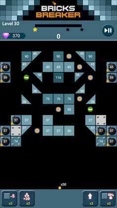 Bricks Breaker One - Screenshot 2