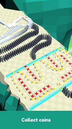 Domino Cliff: Domino Effect 3D - Screenshot 2