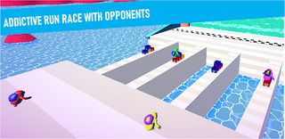 Crates Race 3D- Runner race ga - Screenshot 1