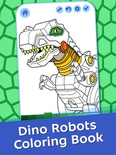 Dino Robots Coloring for Boys - Screenshot 1