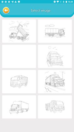 Fuso Truck Coloring Book - Screenshot 4