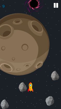 Meteors Rocket 2D Game - Screenshot 2